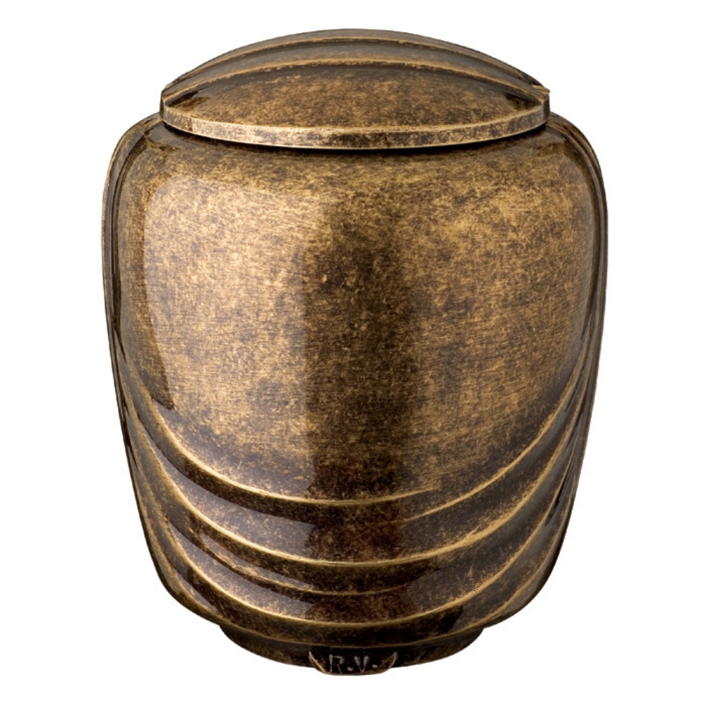 urne cinerarie - modello pelike bronzo glitter