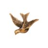 Decorazione in bronzo rappresentante una colomba