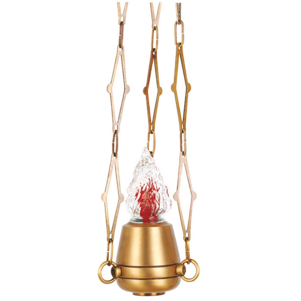 0001248 lampadario in bronzo per cappelle linea cotile 1000