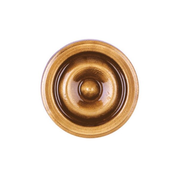 Borchia in bronzo rotonda (non portante)