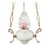 Lampadario classico in bronzo per cappelle - Finitura marmo Carrara - immagine 2