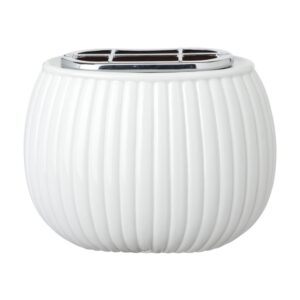 Vaschetta portafiori per lapide – Linea Impero Bianco – Porcellana