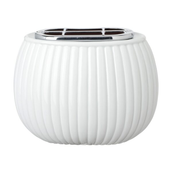 Vaschetta portafiori per lapide - Linea Impero Bianco - Porcellana