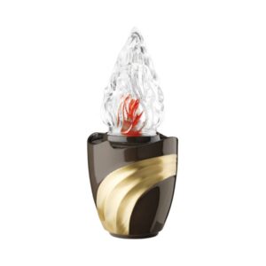 Lampada votiva per lapidi – Linea Cista Brown – Bronzo