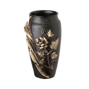 Vaso portafiori per lapide – Linea Keliche brown