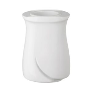 Vaso portafiori per lapide – Linea Idria – Bronzo bianco