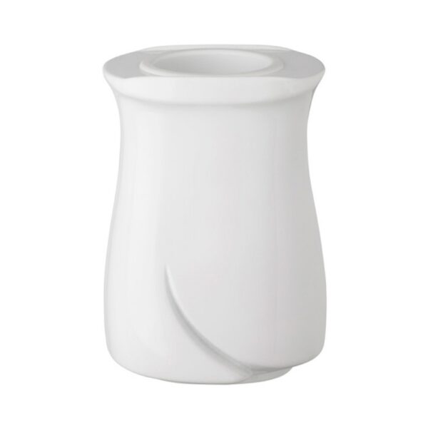 Vaso portafiori per lapide - Linea Idria - Bronzo bianco