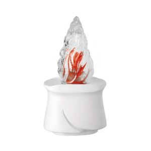 Lampada votiva per lapidi – Linea Idria – Bronzo bianco