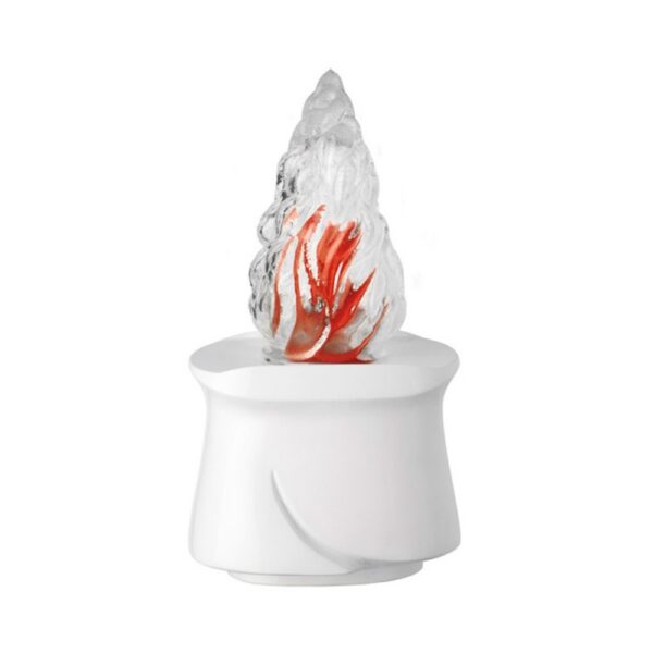Lampada votiva per lapidi - Linea Idria - Bronzo bianco