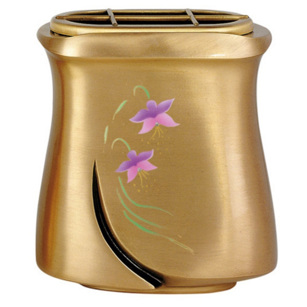 0002081 vaschetta portafiori idria bronzo decorato iris 1000