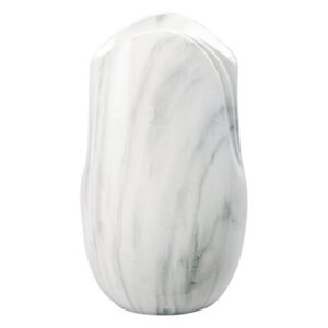 Vaso portafiori grande per lapide o monumento cimiteriale – Linea Olla Carrara – Bronzo