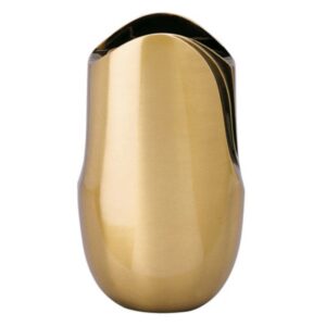 Vaso portafiori per lapide – Linea Olla – Bronzo