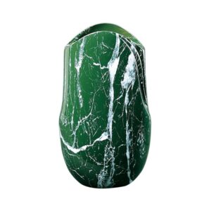 Vaso portafiori grande per lapide o monumento cimiteriale – Linea Olla Verde Guatemala – Bronzo