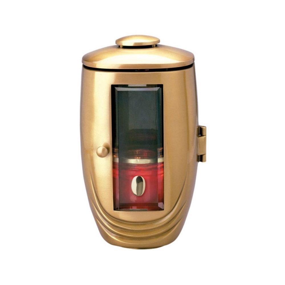 0002207 lampada a cero grande bronzo decorazione oro linea pelike 1000