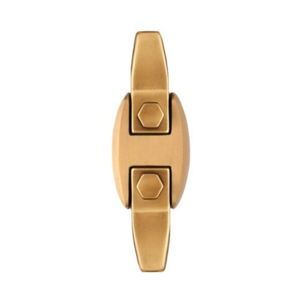 Staffa compatta in bronzo per sostegno lapide spessore zero (4,5x8) - immagine 3