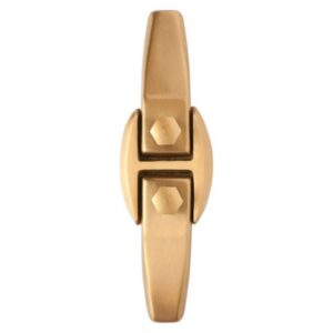 Staffa compatta in bronzo con alette lunghe per sostegno lapide