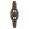 Staffa compatta in bronzo per sostegno lapide - Finitura Bronzo Glitter - immagine 2