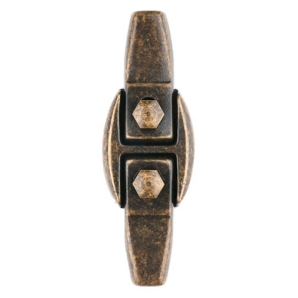 Staffa compatta in bronzo per sostegno lapide - Finitura Bronzo Glitter - immagine 2