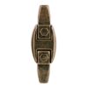 Staffa compatta in bronzo per sostegno lapide - Finitura Bronzo Glitter - immagine 3