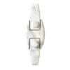 Staffa compatta in bronzo per sostegno lapide - Finitura Marmo Carrara - immagine 3