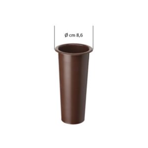 Ricambio in plastica per portafiori (cm 17,5 x 7,2 diametro)