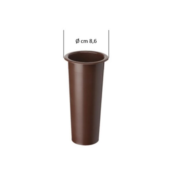 Ricambio in plastica per portafiori (cm 17,5 x 7,2 diametro)