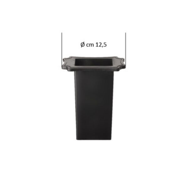Ricambio in plastica per portafiori (cm 15,5 x 8 x 5)