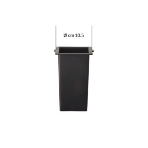 Ricambio in plastica per portafiori (cm 16 x 8 x 5)