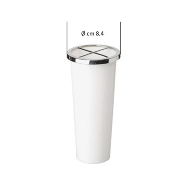 Ricambio in plastica per portafiori (cm 17,5 x 7,2 diametro)