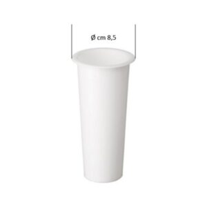 Ricambio in plastica per portafiori (cm 17,5 x 7,2 diametro)