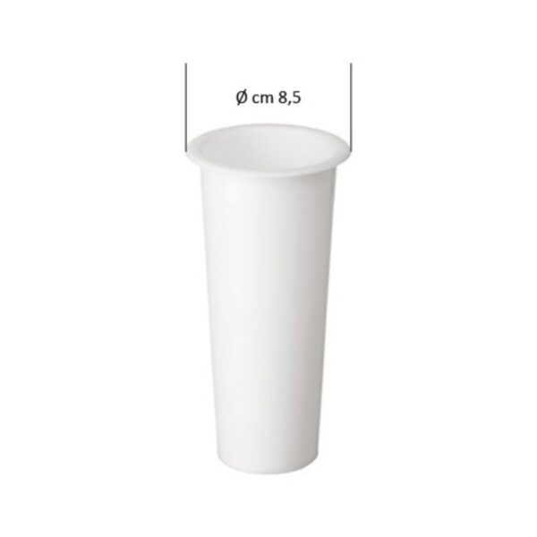 Ricambio in plastica per portafiori (cm 17,5 x 7,2 diametro)