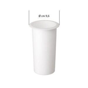 Ricambio in plastica per portafiori (cm 16 x 8 diametro)