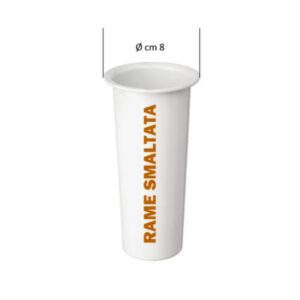 Vaso interno di ricambio in rame per portafiori cm 17,5×7,5