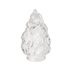 Fiamma vetro – Altezza 20 cm – Diametro attacco 8 cm