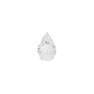 Fiamma vetro – Altezza 8 cm – Diametro attacco 4 cm