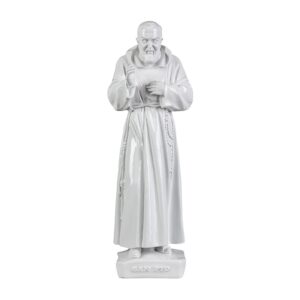Statua San Pio da Pietralcina – Polvere di marmo (quarzo spagnolo)