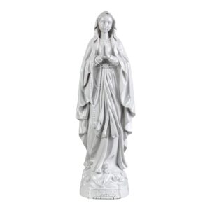 Statua della Madonna di Lourdes – Polvere di marmo (quarzo spagnolo)