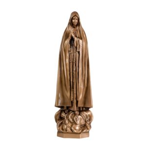 Statua della Madonna di Fatima – Polvere di marmo (quarzo spagnolo)