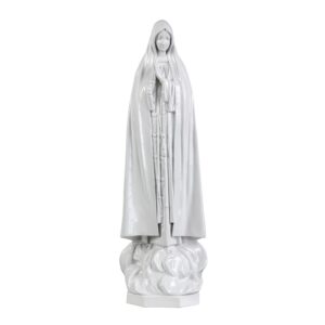 Statua della Madonna di Fatima – Polvere di marmo (quarzo spagnolo)