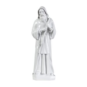Statua di San Francesco da Paola – Polvere di marmo (quarzo spagnolo)