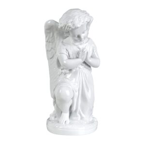 Statua Angelo in preghiera – Polvere di marmo (quarzo spagnolo)