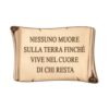 Pergamena commemorativa in bronzo stilizzata per lapidi con incisione personalizzata - immagine 2