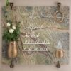 Vaso portafiori per lapide - Linea Meg - Bronzo Shell Moulding - immagine 2