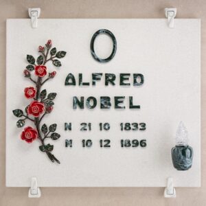 Tralcio di rose decorativo in bronzo per lapidi – Grande (lato sinistro) – Finitura tralci verdi rose rosse