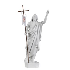 Statua del Cristo Risorto – Polvere di marmo (quarzo spagnolo)