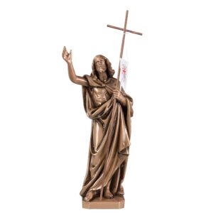 Statua Cristo Risorto – Polvere di marmo (quarzo spagnolo)