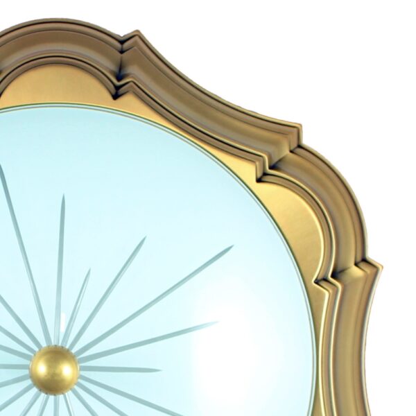 Plafoniera in bronzo - Stile classico - Diametro 40,5 cm - immagine 2