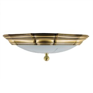 Plafoniera in bronzo – Stile classico – Diametro 40,5 cm