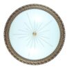 Plafoniera in bronzo - Stile decorato - Diametro 50,6 cm