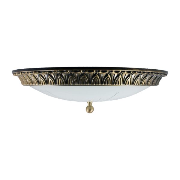 Plafoniera in bronzo - Stile decorato - Diametro 50,6 cm - immagine 3